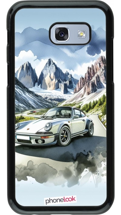 Coque Samsung Galaxy A5 (2017) - Porsche 911 Mountain Watercolor
