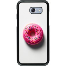 Samsung Galaxy A5 (2017) Case Hülle - Weisser Hintergrund, pinker Donut