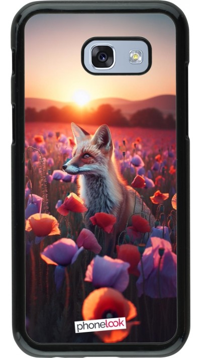 Samsung Galaxy A5 (2017) Case Hülle - Purpurroter Fuchs bei Dammerung