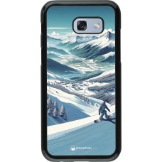 Samsung Galaxy A5 (2017) Case Hülle - Snowboarder Berg