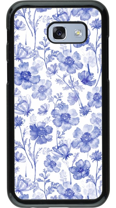 Samsung Galaxy A5 (2017) Case Hülle - Spring 23 watercolor blue flowers