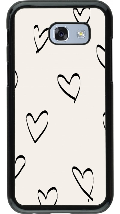 Samsung Galaxy A5 (2017) Case Hülle - Valentine 2023 minimalist hearts