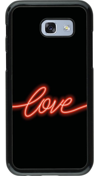 Samsung Galaxy A5 (2017) Case Hülle - Valentine 2023 neon love