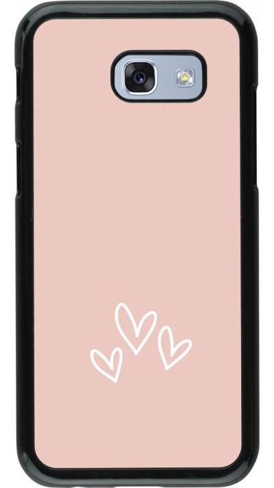 Samsung Galaxy A5 (2017) Case Hülle - Valentine 2023 three minimalist hearts