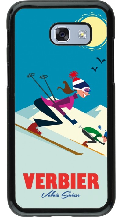 Samsung Galaxy A5 (2017) Case Hülle - Verbier Ski Downhill