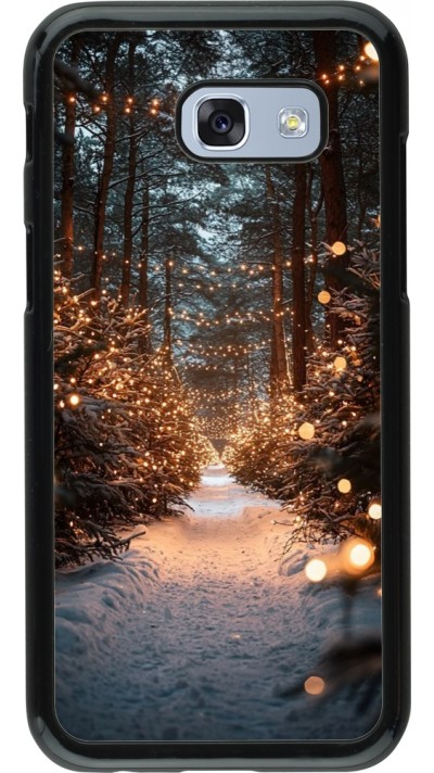 Samsung Galaxy A5 (2017) Case Hülle - Winter 25 Winter snowy road
