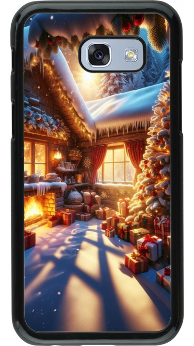 Samsung Galaxy A5 (2017) Case Hülle - Weihnachten Chalet Feerie