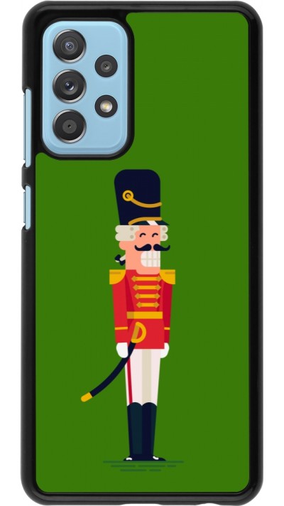Samsung Galaxy A52 Case Hülle - Christmas 25 Nutcracker Green