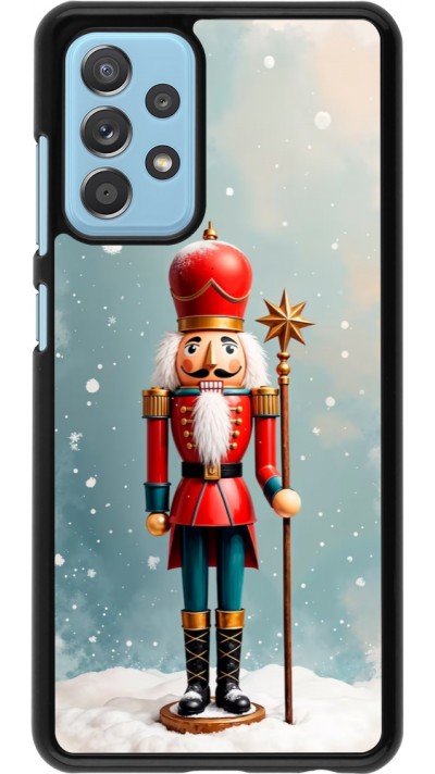Samsung Galaxy A52 Case Hülle - Christmas 25 Nutcracker Snow