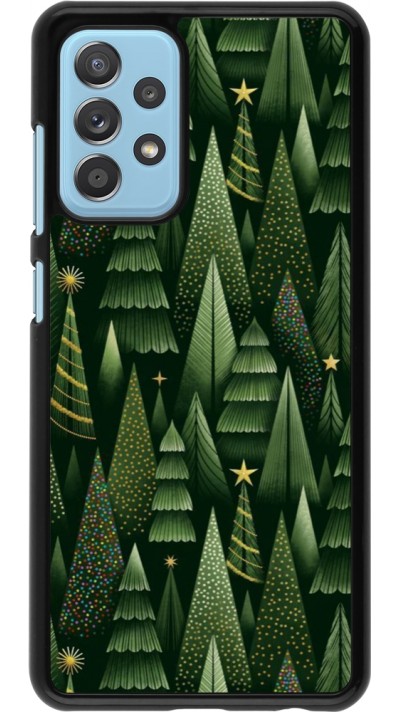 Samsung Galaxy A52 Case Hülle - Christmas 25 Pattern Xmas Tree