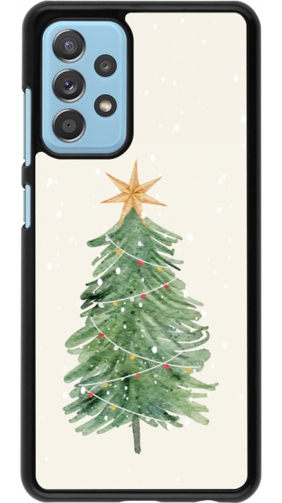 Samsung Galaxy A52 Case Hülle - Christmas 25 Sketch Tree