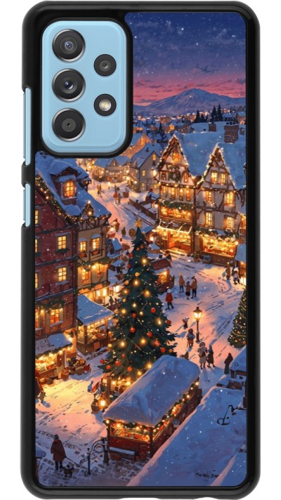 Samsung Galaxy A52 Case Hülle - Christmas 25 Xmas Village