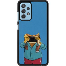 Samsung Galaxy A52 Case Hülle - Frog with camera DTMF