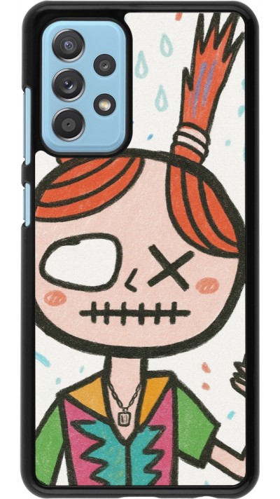 Coque Samsung Galaxy A52 - Little Girl Sketch