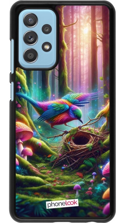 Samsung Galaxy A52 Case Hülle - Vogel Nest Wald