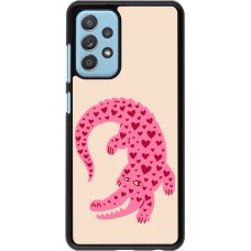 Samsung Galaxy A52 Case Hülle - Pink crocodile 2026