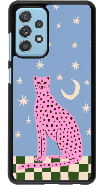 Samsung Galaxy A52 Case Hülle - Pink leopard with stars 2026