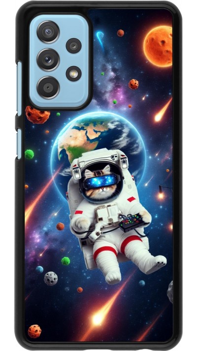 Samsung Galaxy A52 Case Hülle - VR SpaceCat Odyssee