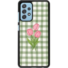 Samsung Galaxy A52 Case Hülle - Green vichy tulips Spring 2026