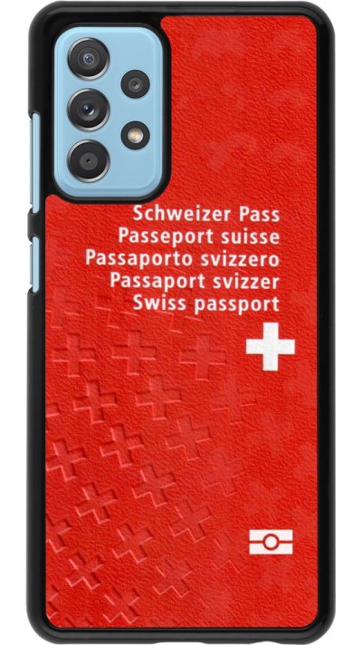Samsung Galaxy A52 Case Hülle - Swiss Passport