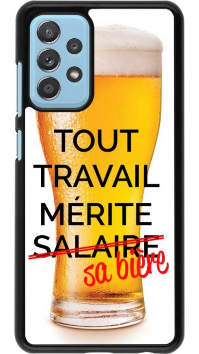 Coque Samsung Galaxy A52 - Tout travail mérite sa bière