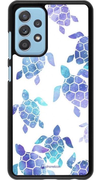 Coque Samsung Galaxy A52 - Turtles pattern watercolor