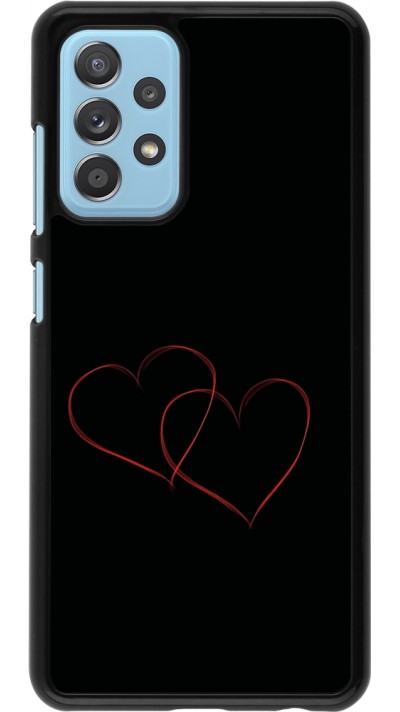 Samsung Galaxy A52 Case Hülle - Valentine 2023 attached heart