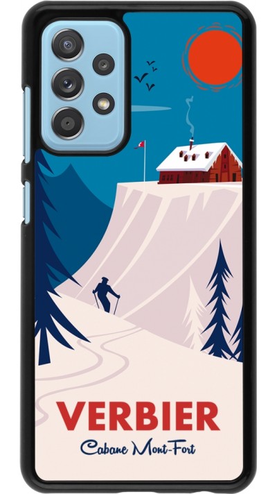Samsung Galaxy A52 Case Hülle - Verbier Cabane Mont-Fort
