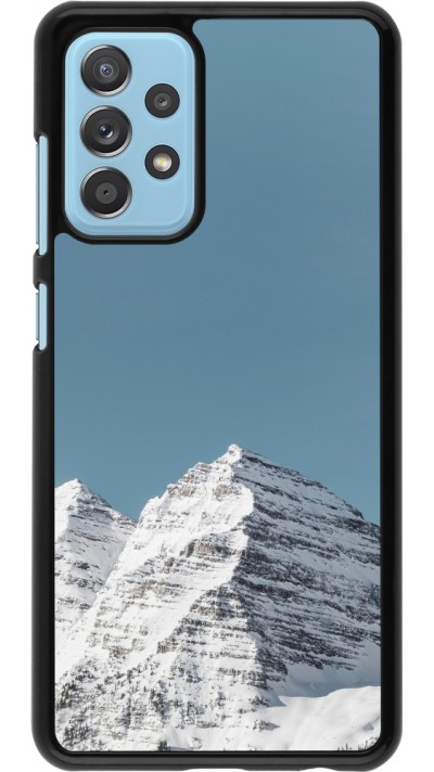 Samsung Galaxy A52 Case Hülle - Winter 22 blue sky mountain