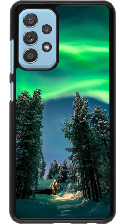 Samsung Galaxy A52 Case Hülle - Winter 22 Northern Lights