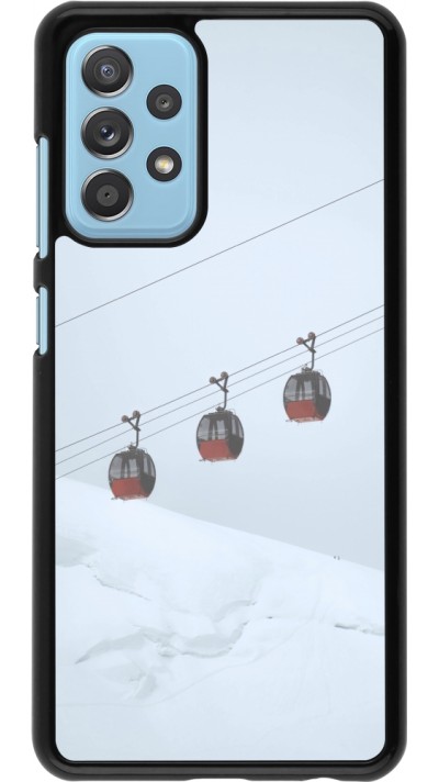 Samsung Galaxy A52 Case Hülle - Winter 22 ski lift