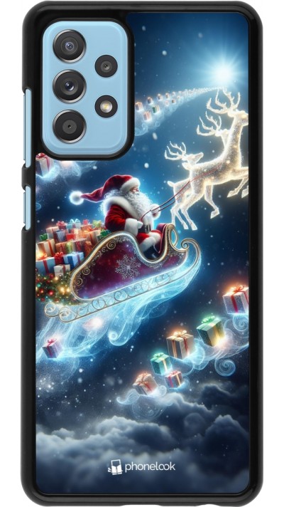 Samsung Galaxy A52 Case Hülle - Weihnachten 2023 Verzauberter Weihnachtsmann
