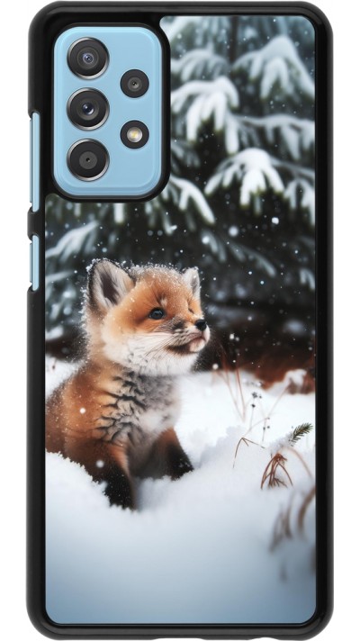 Samsung Galaxy A52 Case Hülle - Weihnachten 2023 Fuechslein Tanne