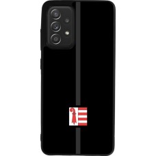 Samsung Galaxy A52 Case Hülle - Silikon schwarz Kanton JU schwarz