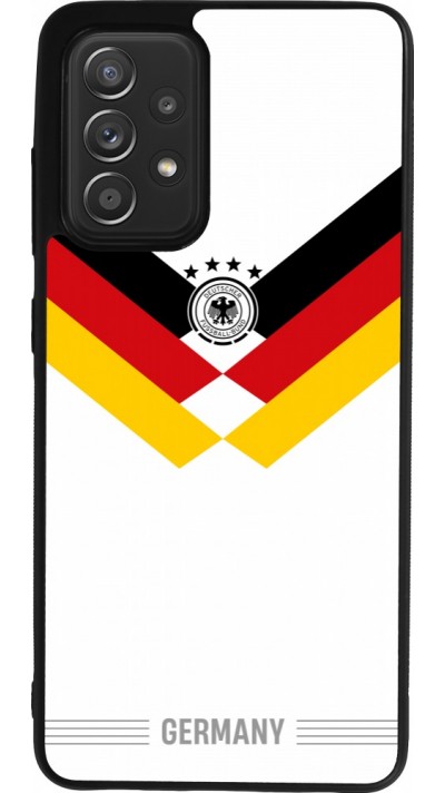 Samsung Galaxy A52 Case Hülle - Silikon schwarz Deutschland 2026 personalisierbares Fussballtrikot