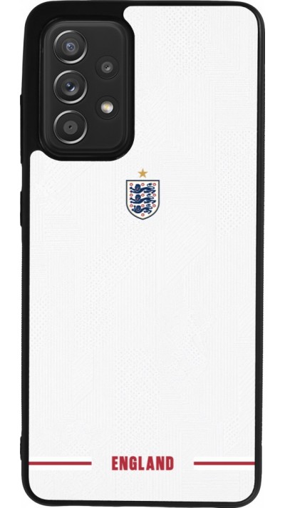 Samsung Galaxy A52 Case Hülle - Silikon schwarz England 2026 personalisierbares Fussballtrikot