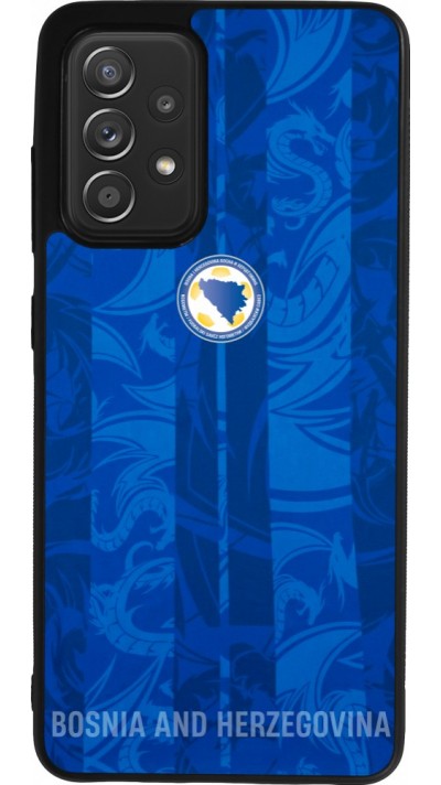 Samsung Galaxy A52 Case Hülle - Silikon schwarz Bosnien und Herzegowina 2026 personalisierbares Fussballtrikot