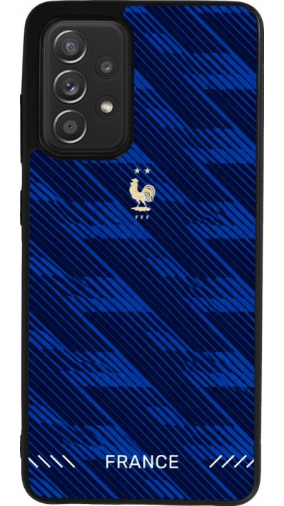 Samsung Galaxy A52 Case Hülle - Silikon schwarz Frankreich 2026 personalisierbares Fussballtrikot