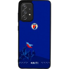 Samsung Galaxy A52 Case Hülle - Silikon schwarz Haiti 2026 personalisierbares Fussballtrikot