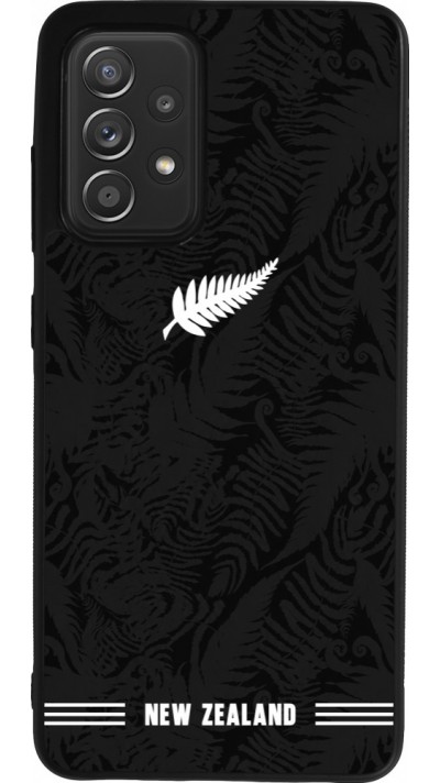 Samsung Galaxy A52 Case Hülle - Silikon schwarz Neuseeland 2026 personalisierbares Fussballtrikot