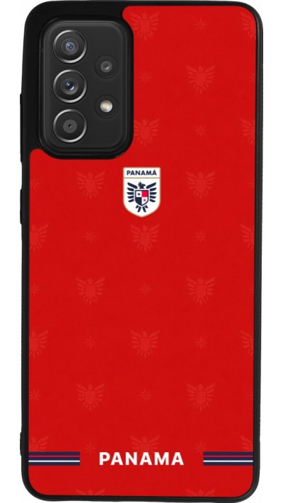 Samsung Galaxy A52 Case Hülle - Silikon schwarz Panama 2026 personalisierbares Fussballtrikot