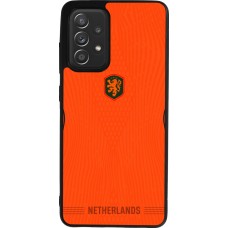 Samsung Galaxy A52 Case Hülle - Silikon schwarz Niederlande 2026 personalisierbares Fussballtrikot
