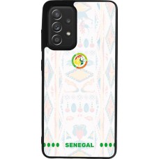 Samsung Galaxy A52 Case Hülle - Silikon schwarz Senegal 2026 personalisierbares Fussballtrikot