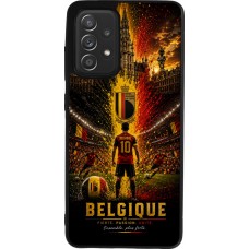 Samsung Galaxy A52 Case Hülle - Silikon schwarz Fussball Belgien splash 2026
