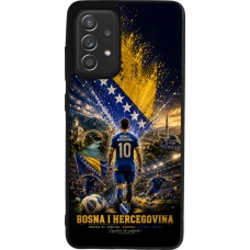 Samsung Galaxy A52 Case Hülle - Silikon schwarz Fussball Bosnien und Herzegowina splash 2026