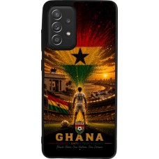 Samsung Galaxy A52 Case Hülle - Silikon schwarz Fussball Ghana splash 2026