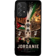 Samsung Galaxy A52 Case Hülle - Silikon schwarz Fussball Jordanien splash 2026