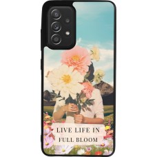 Samsung Galaxy A52 Case Hülle - Silikon schwarz Live life in full moon Spring 2026
