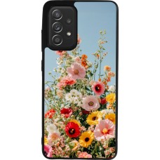 Samsung Galaxy A52 Case Hülle - Silikon schwarz Spring flowers Spring 2026
