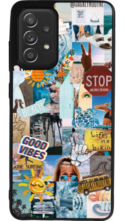 Coque Samsung Galaxy A52 - Silicone rigide noir Summer 2021 15